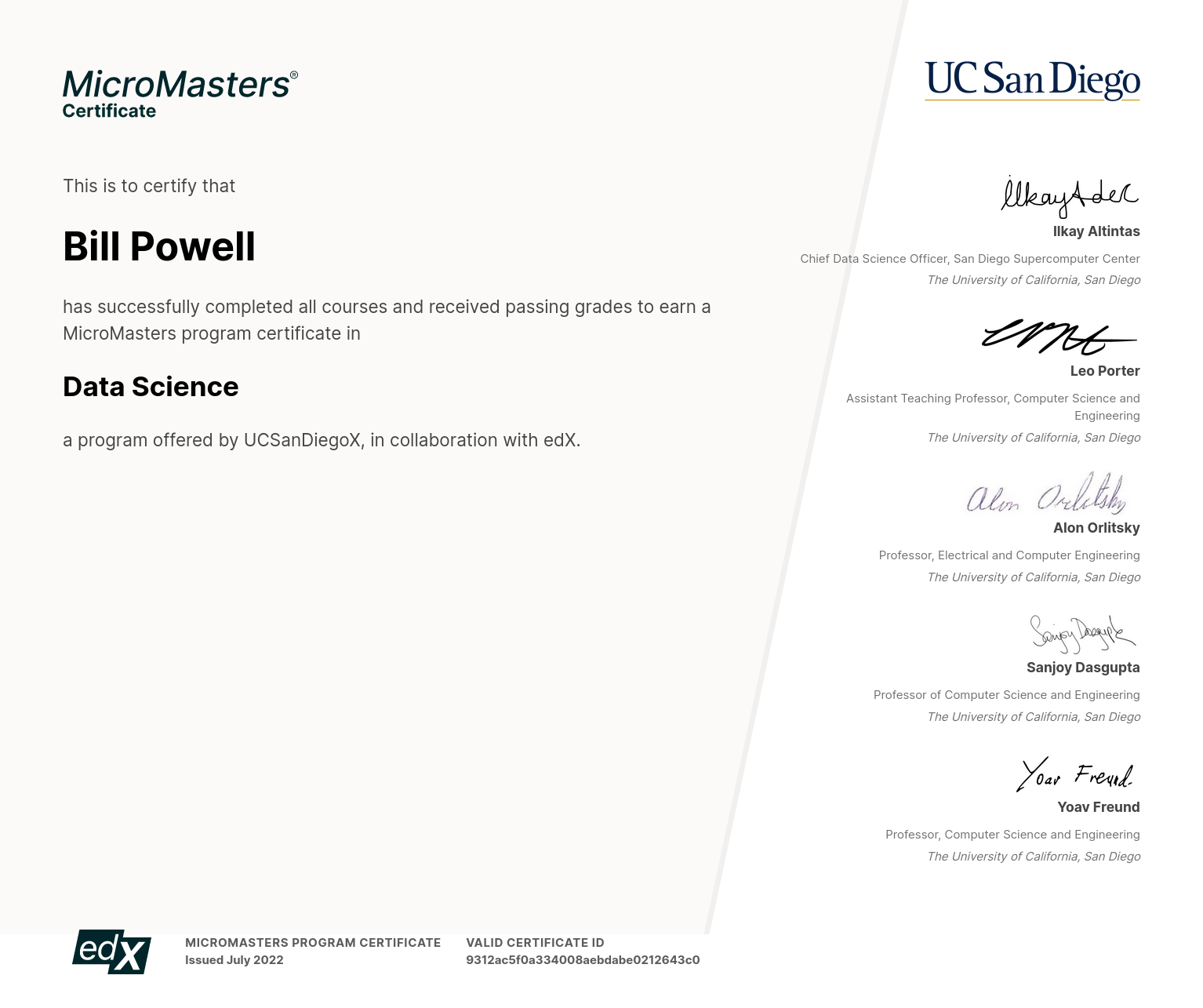 [MicroMasters Certificate]